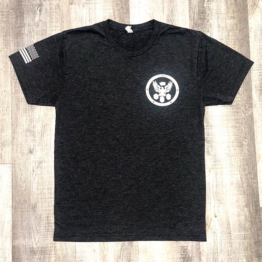 Men’s Small Dark Gray US Air Force 194th Wing First Sergeant Military Tee Shirt